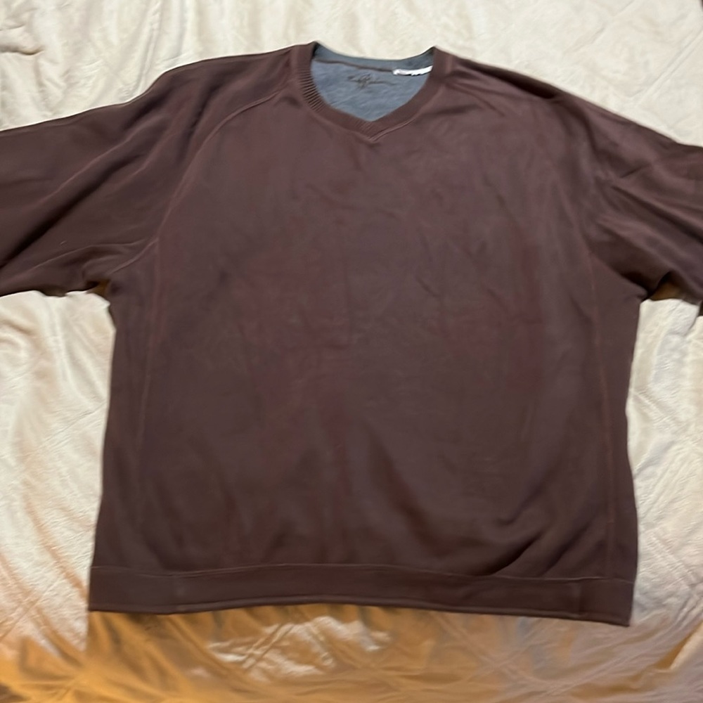 Tommy Bahama root beer sweat shirt